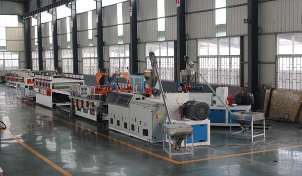 PVC co-extrusion board extrusion line 